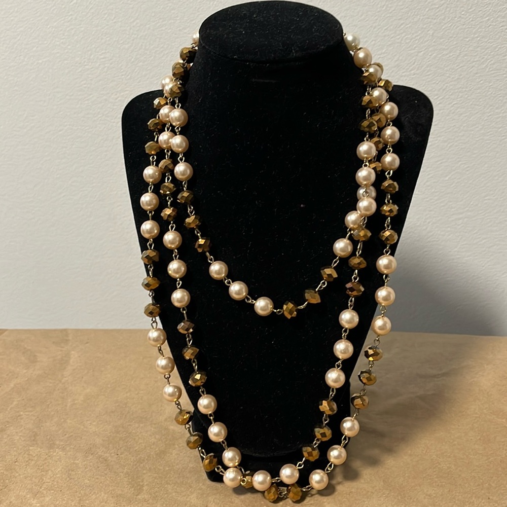 Long Brown Necklace